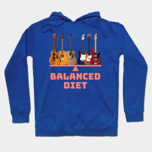 Balanced Diet Of Guitars Hoodie